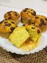 Muffin de Baunilha com Gotas de Chocolate