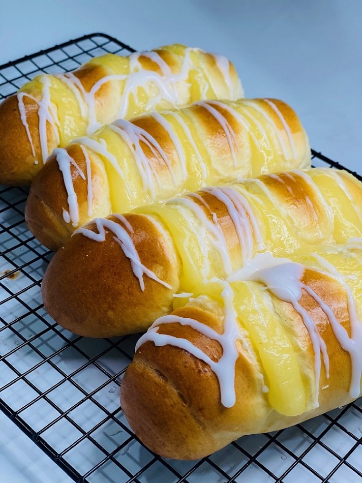 PÃO DOCE COLEGIAL COM FONDANT