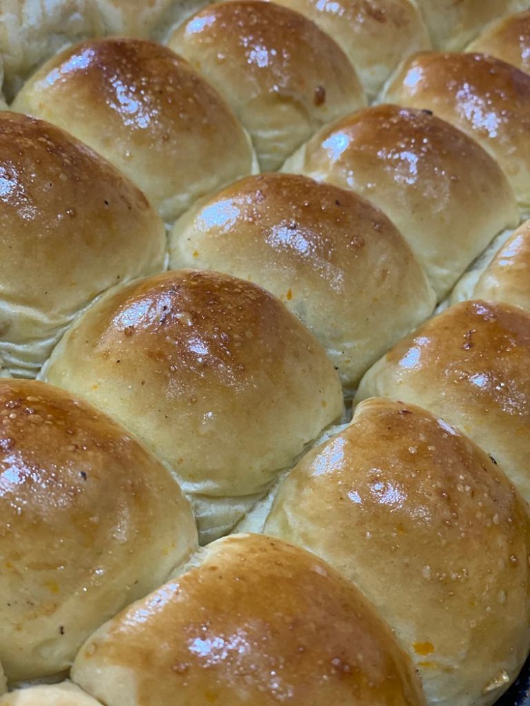 Brioche de Batata doce Congelado com 30un