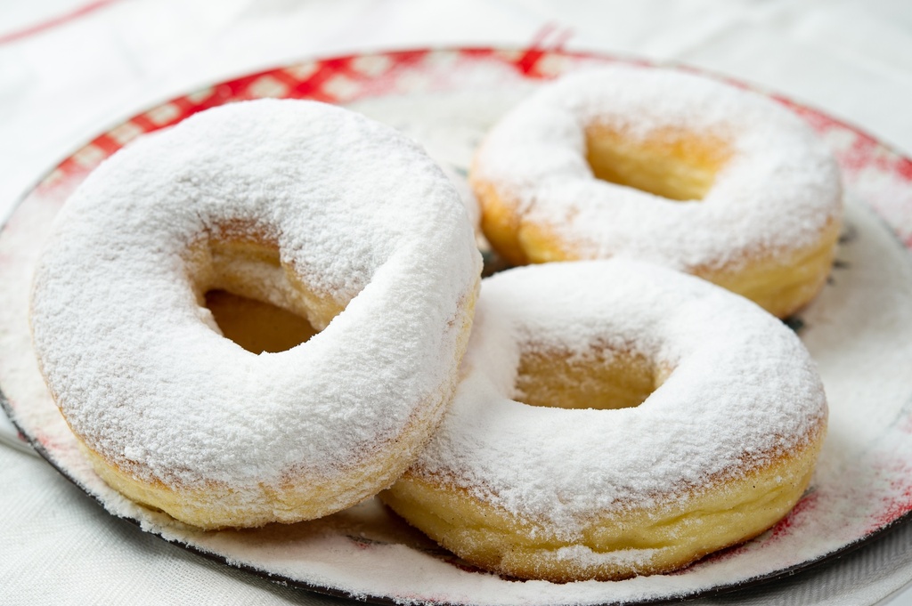 Rosca Doce com Açúcar e Canela