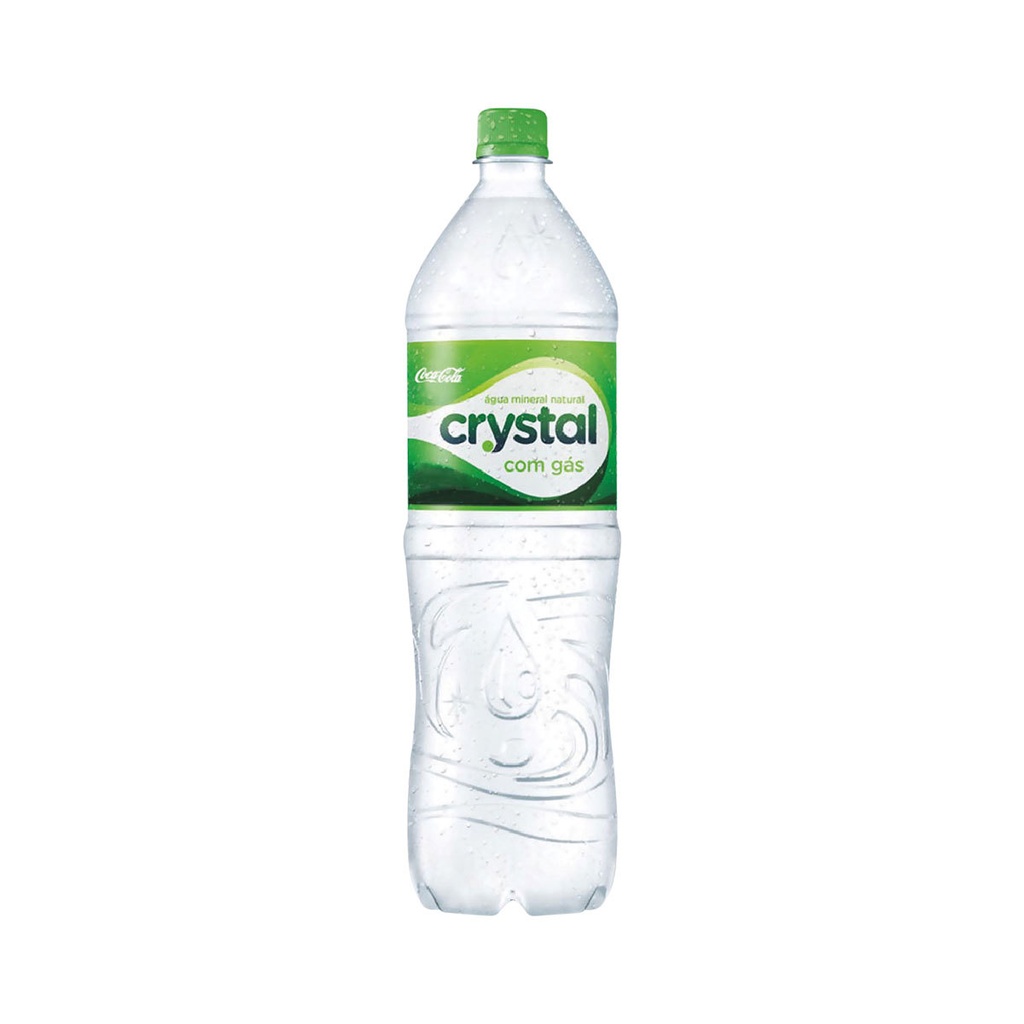 Água Crystal com Gás 1,5L