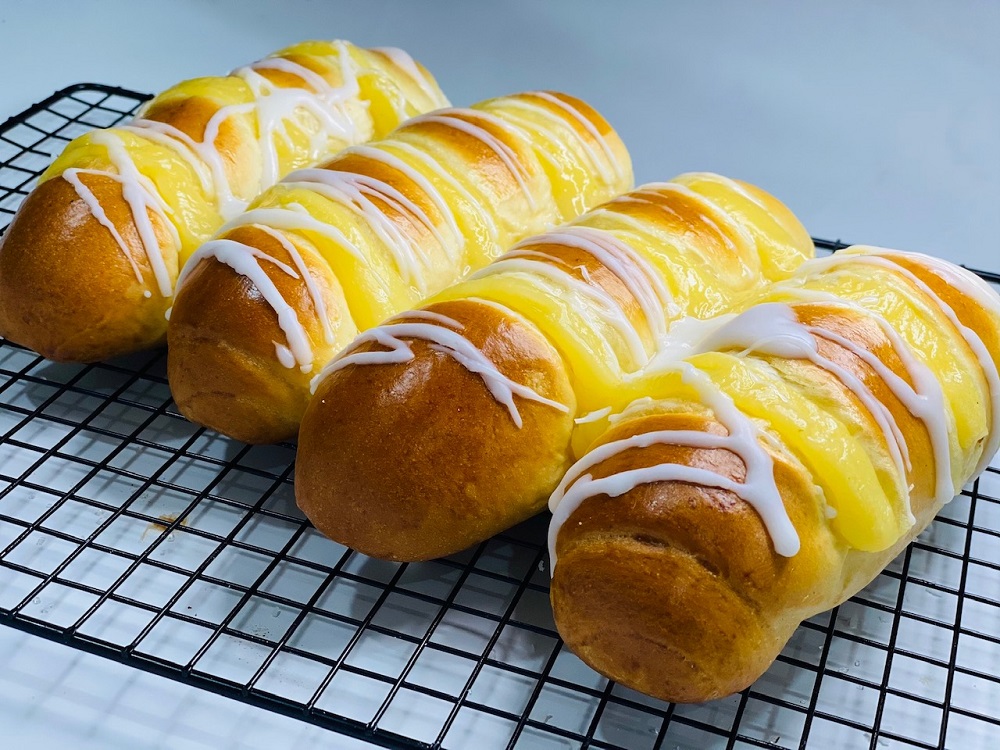 Pão Doce Colegial com Fondant