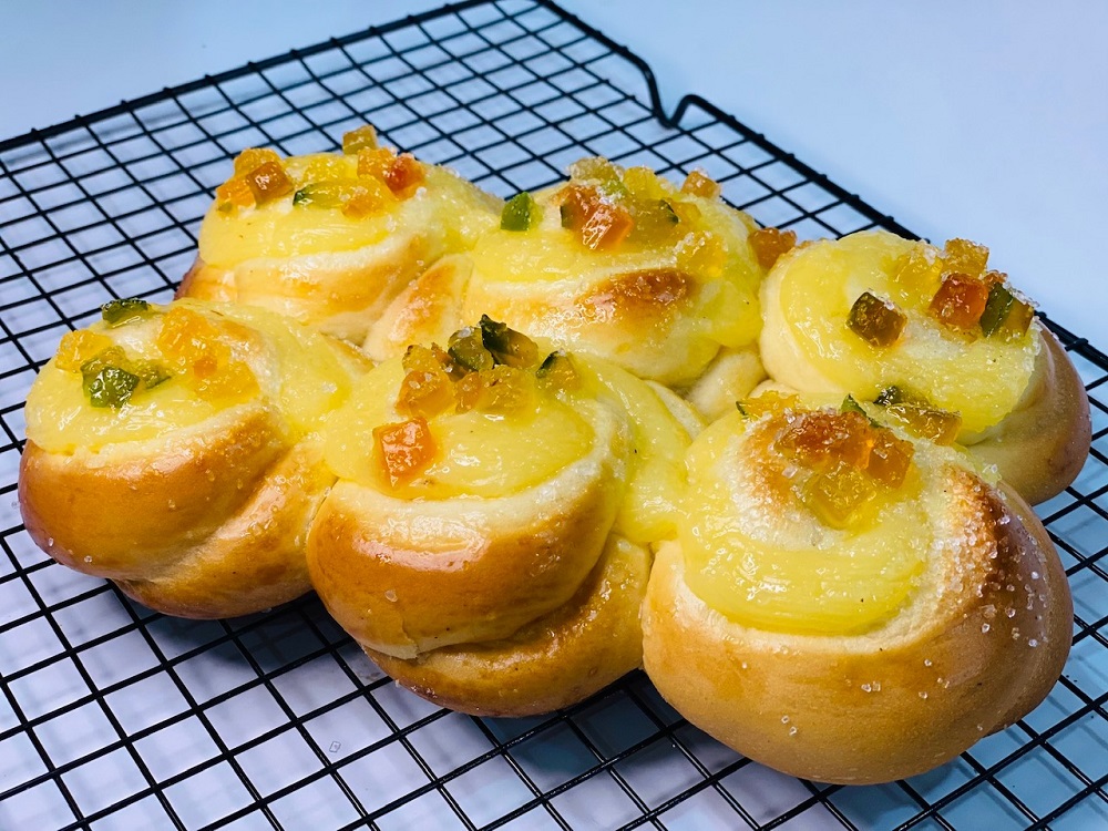 Pão Doce Forró de Frutas Cristalizadas