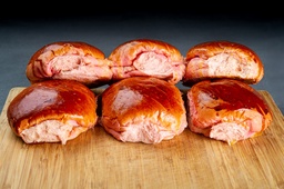 [1221] Pão de Hambúrguer de Beterraba c/ 6un